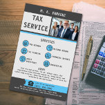 Steuergesellschaft Flyer<br><div class="desc">Einführung in unseren Business Flyer für Steuerdienstleistungen! Sie suchen eine einfache und effektive Möglichkeit, Ihre Steuerdienstleistungen zu fördern? Unsere professionell gestalteten Flyer sind das ideale Werkzeug, um potenzielle Kunden zu gewinnen und Ihr Steuergeschäft zu überzeugen. Bestellen Sie noch heute unsere Business Flyer und geben Sie Ihrem Steuergeschäft den verdienten Werbeträger....</div>