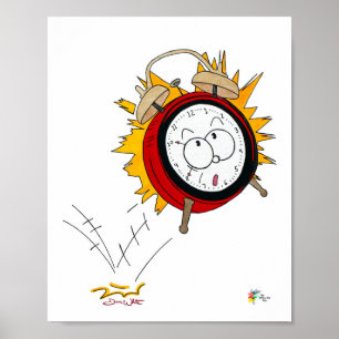 Steuerkunst 1040 Wecker Buchhalter Poster