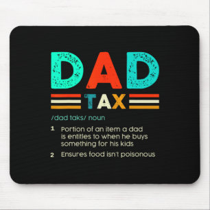 Steuerliche Definition Funny Vatertag sarkastische Mousepad