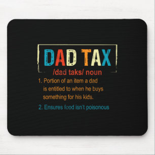 Steuerliche Definition Funny Vathers Day Men Boys Mousepad