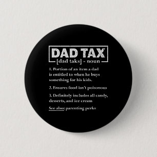 Steuerlustige Vater Steuern Definition Vatertag Button
