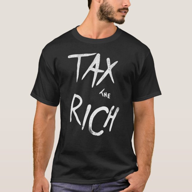 Steuern Die politische Mode des reichen AOC T-Shirt (Vorderseite)