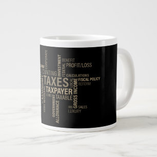"Steuern" Jumbo-Tasse