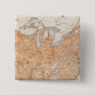 Steuern pro Kopf, Statistischer US-Lithograph Button