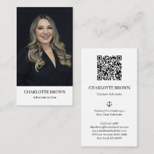 Steuerrechtsanwalt QR-Code Visitenkarte