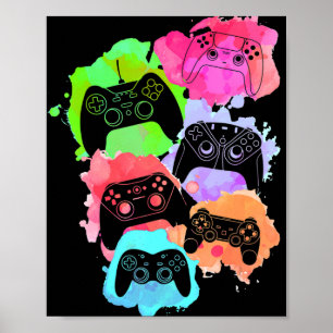 Steuerung für alle Gamer Videospiel Liebhaber Cont Poster