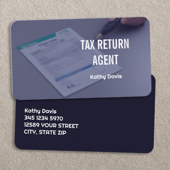 Steuervorbereitung Visitenkarte (Tax Preparer Business Cards)