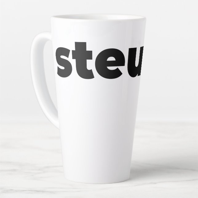 Steups Mug - Black (Angle gauche)