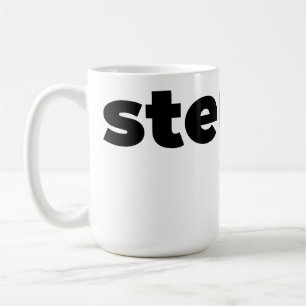 Steups-Tasse - Schwarz Kaffeetasse
