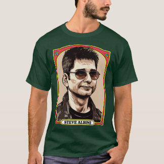 Steve Albini Retro Illustration T-Shirt
