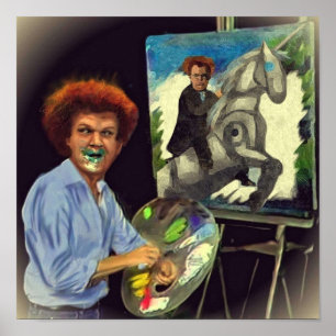 Steve Brule Farben Poster