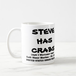 STEVE HAT KRABBEN KAFFEETASSE