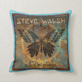 Steve-Kissen - schwarzer Schmetterling Kissen