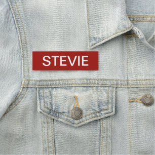 Steve Namensschild