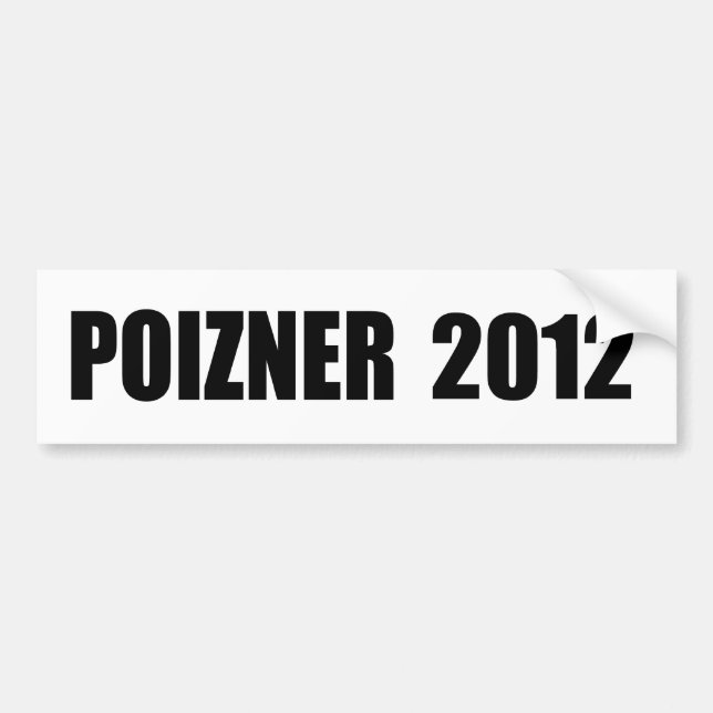 STEVE POIZNER AUTOAUFKLEBER (Vorne)