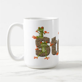Steve u. Frösche Tasse