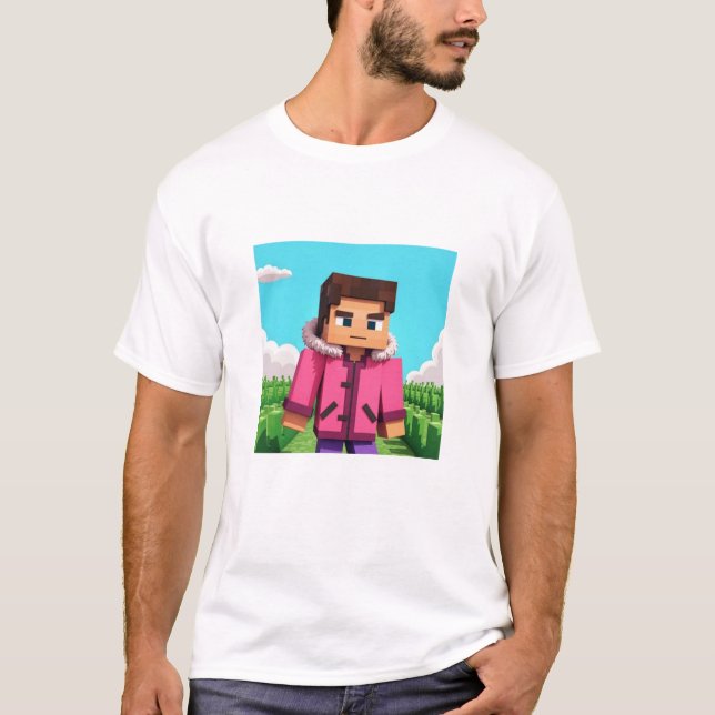Steve von Minecraft T-Shirt (Vorderseite)