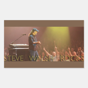 Steve Walsh bascule des autocollants