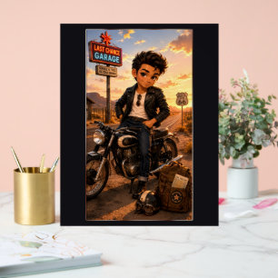 Steven Chibi Rockabilly Acrylschild
