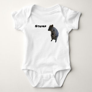 Steven Name @ Aussie Quokka, Baby Bodysuit Strampler