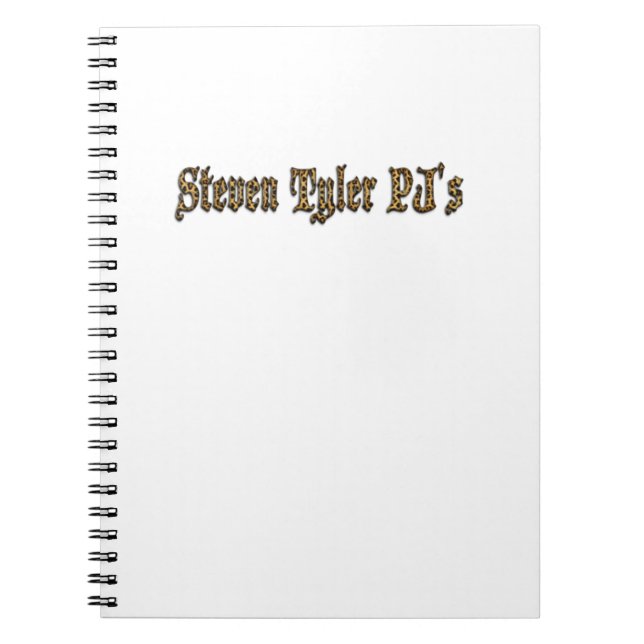 Steven Tyler Pj Notizblock (Vorderseite)