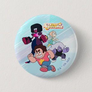 Steven Universe Aktion Crystal Gem Group Button