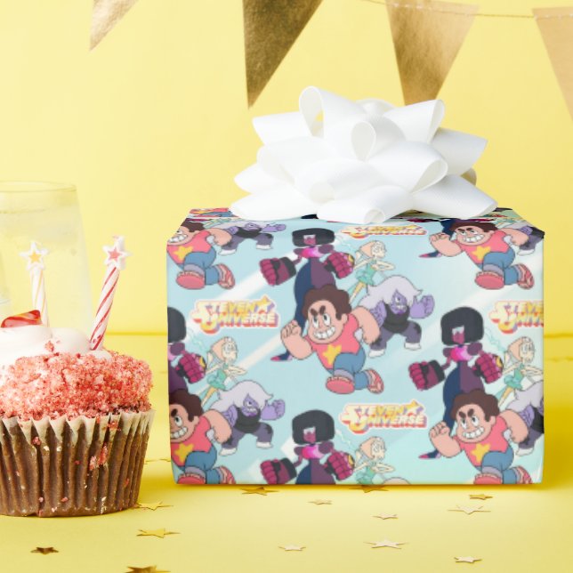 Steven Universe | Aktion Crystal Gem Group Geschenkpapier (Geburtstagsparty)