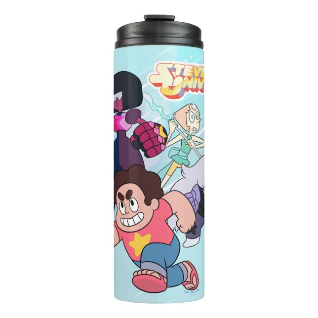 Steven Universe | Aktion Crystal Gem Group Thermosbecher (Vorderseite)