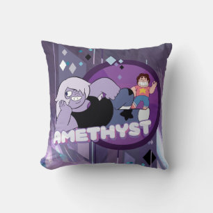 Steven Universe   Amethyst-Zeichen, grafisch Kissen