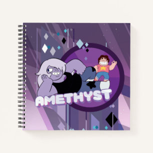 Steven Universe   Amethyst-Zeichen, grafisch Notizbuch