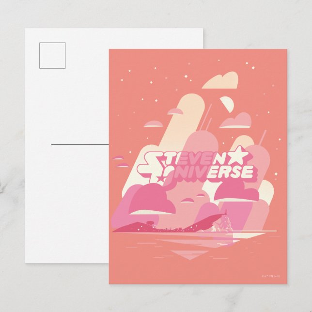 Steven Universe | Beach City Postkarte (Vorne/Hinten)