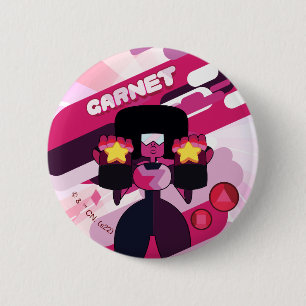 Steven Universe Garnet Character Graphic Button