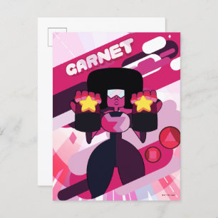 Steven Universe   Garnet Character Graphic Postkarte