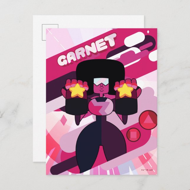 Steven Universe | Garnet Character Graphic Postkarte (Vorne/Hinten)