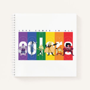 Steven Universe - Liebe kommt in allen Farben Notizbuch