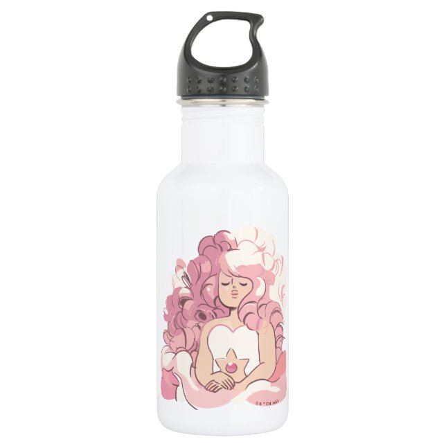 Steven Universe | Rose Quartz Illustration Edelstahlflasche (Vorderseite)