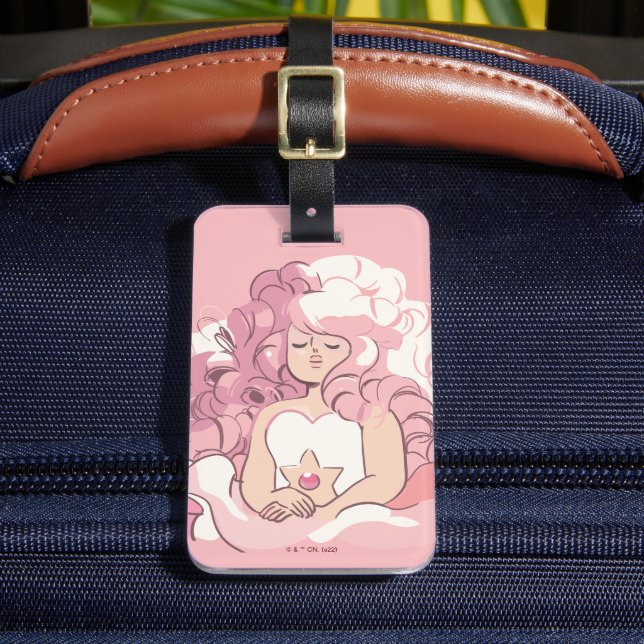 Steven Universe | Rose Quartz Illustration Gepäckanhänger (Vorderseite Insitu 2)