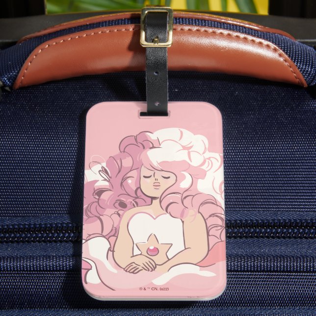 Steven Universe | Rose Quartz Illustration Gepäckanhänger (Vorderseite Insitu 2)