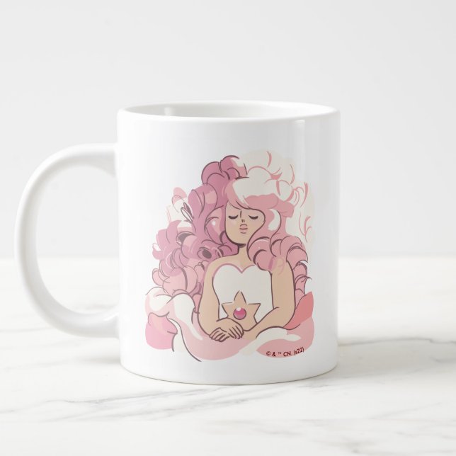 Steven Universe | Rose Quartz Illustration Jumbo-Tasse (Links)