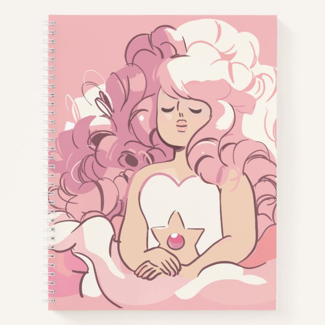 Steven Universe | Rose Quartz Illustration Notizbuch (Vorderseite)