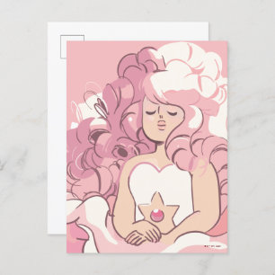Steven Universe   Rose Quartz Illustration Postkarte