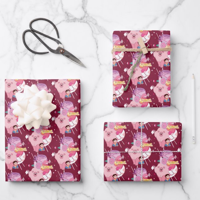 Steven Universe | Rose Quartz Vermächtnis Geschenkpapier Set (Vorderseite)