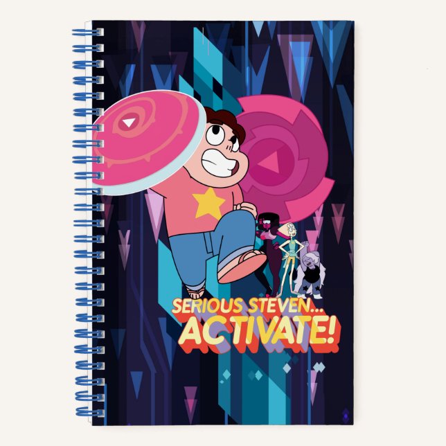 Steven Universe | Serious Steven.. Aktivieren! Notizbuch (Vorderseite)