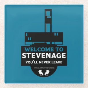 Stevenage Hertfordshire Glasuntersetzer