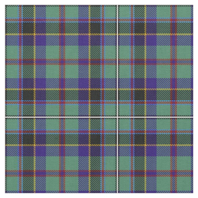 Stevensontartan-Druck Stoff (Nahaufnahme)