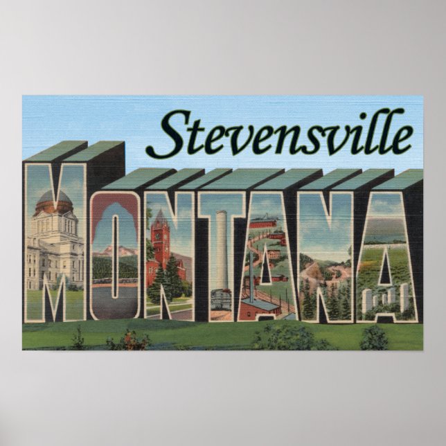 Stevensville, Montana Poster (Vorne)