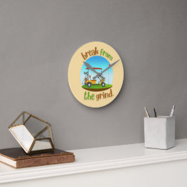 Steves Golf Cart BFTG Clock Runde Wanduhr