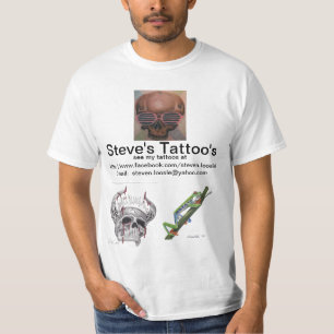 Steves Promo-Shirt Tätowierung T-Shirt