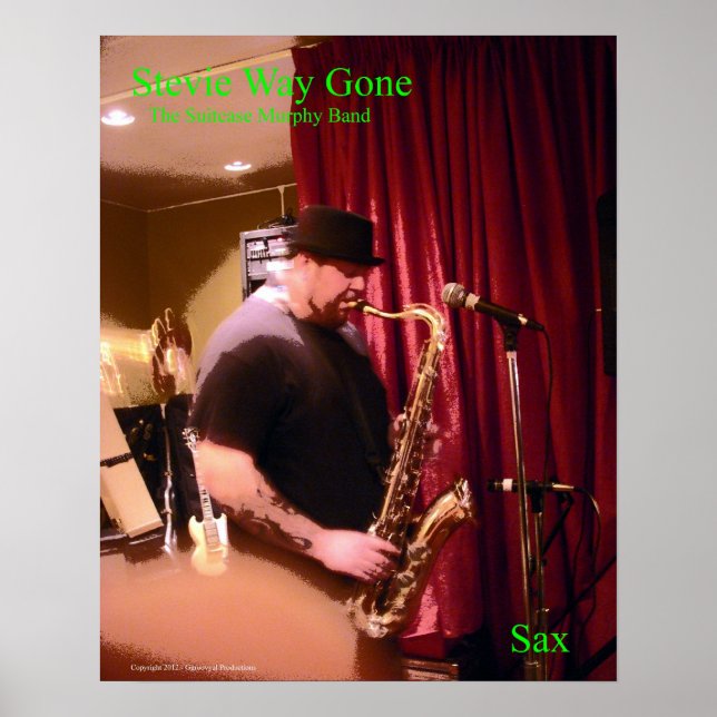 Stevie Ray Gone Poster (Vorne)