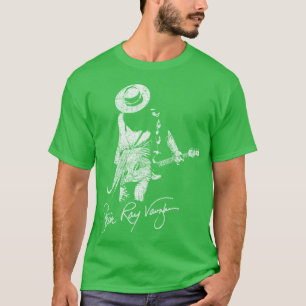 Stevie Ray Vaughan Vintage Line-Kunst Mädchen T-Shirt